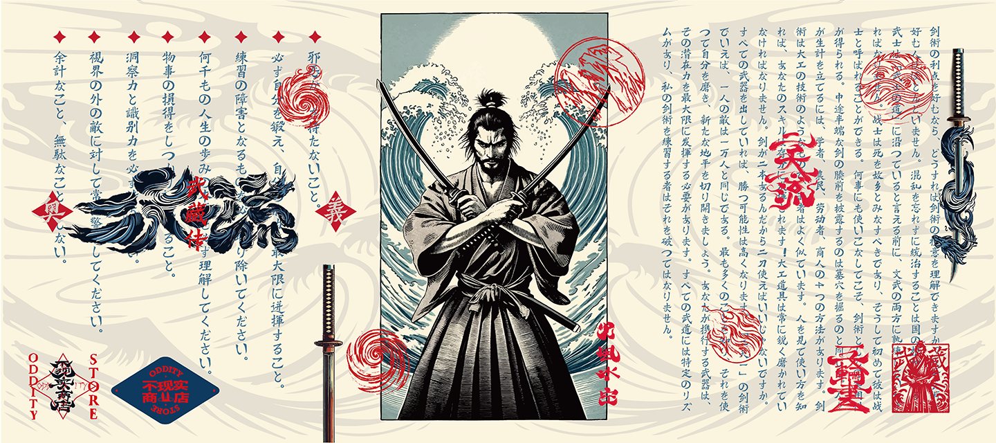 Niten Ichi-ryu Desk Mat